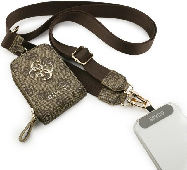 Guess Geldbörse und Telefonkordel, Braun, Unisex - Bild 1