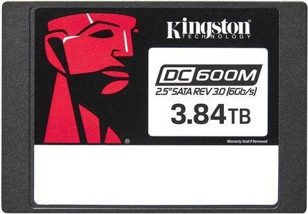 Kingston DC600M Mixed Use SSD, 3,84 TB, SATA 6Gb/s, 2,5 Zoll, Schwarz - Bild 1