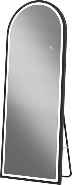Aica Sanitär Ganzkörperspiegel Bogen mit LED-Beleuchtung und Memory-Funktion, dimmbar, Breite: 60 cm, Höhe: 160 cm - Bild 1