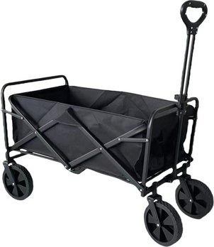 Happy People Faltbarer Bollerwagen, schwarz, B/H/L: 50 x 59 x 100 cm, max. Belastung: 80 kg - Bild 1