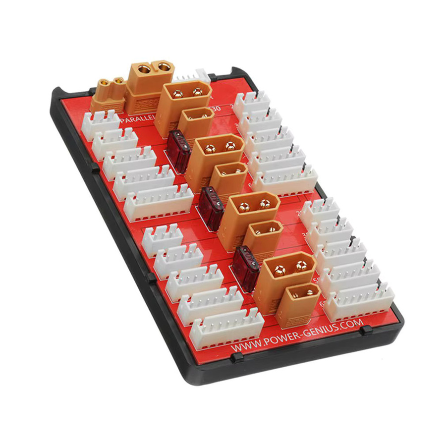 U-Angel-1988 2 in 1 PG Parallel Lade Board mit XT30 und XT60 Steckern für 2-6S LiPo Batterien in Rot - Bild 2