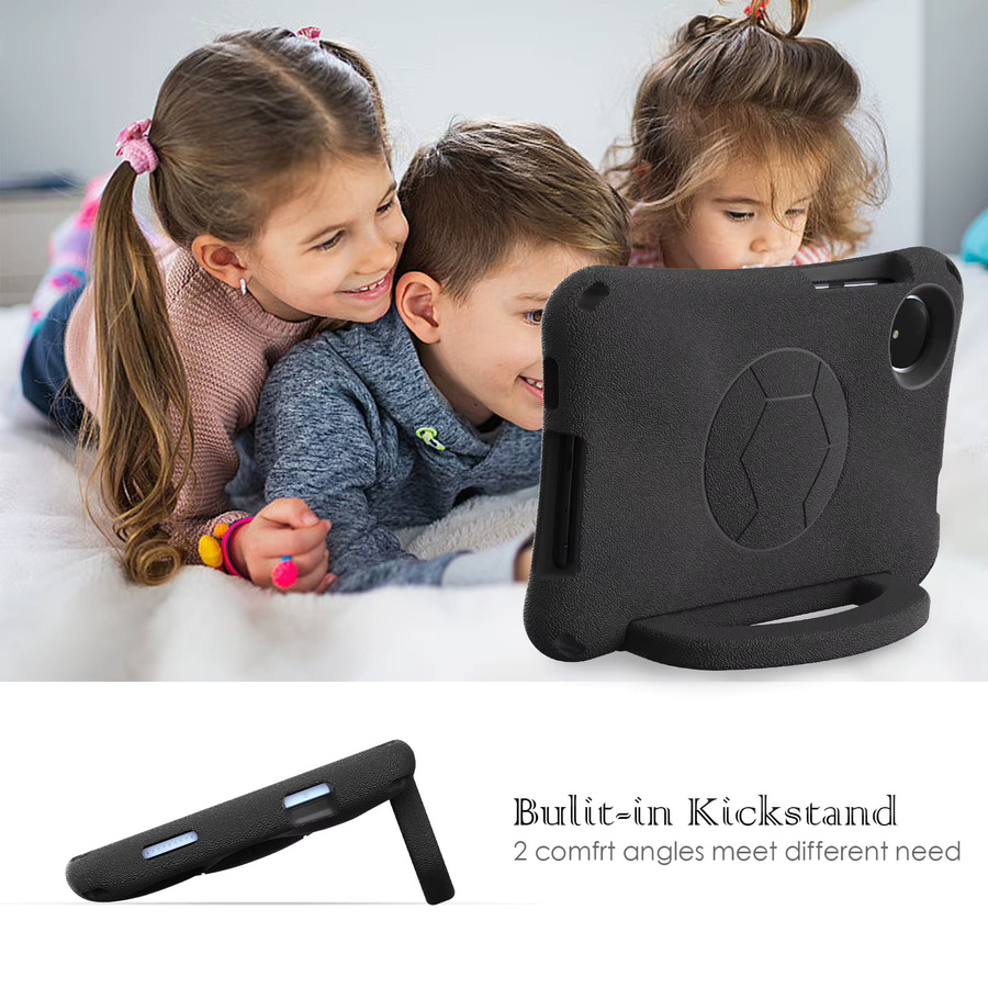 Fußball EVA Schutzhülle für Xiaomi Redmi Pad SE und Xiaomi Pad 5 6 Pro in Schwarz mit Standfunktion - Bild 5