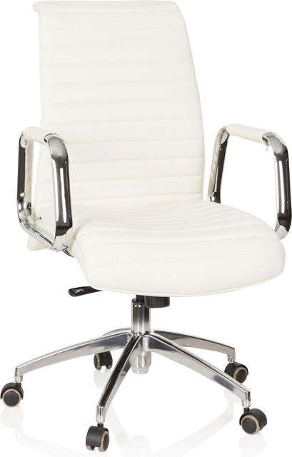 hjh OFFICE Profi Chefsessel ASPERA 10 mit Armlehnen aus Nappaleder - Bild 1