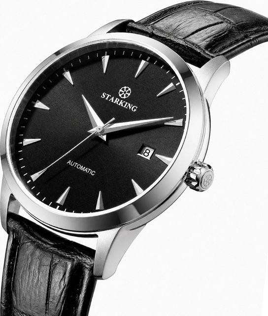 STARKING Armbanduhr Automatik, Edelstahl, Saphirglas, Datum, Herren - Bild 1