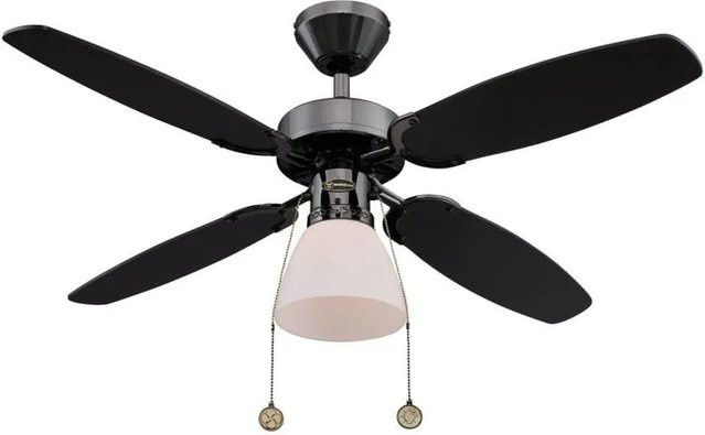 Westinghouse Capitol Deckenventilator mit Beleuchtung in Gun Metal, Durchmesser: 105 cm - Bild 1