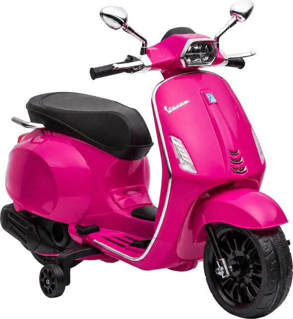 Aosom Vespa Elektro Kindermotorrad, Rosa, ab 3 Jahre - Bild 1