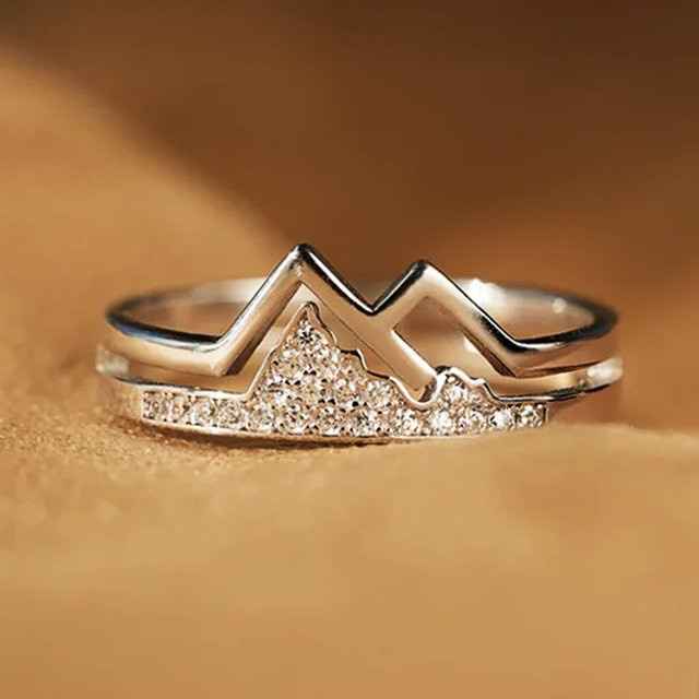Huitan Ring, Silber, Zirkonia, Damen - Bild 1
