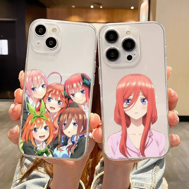 The Quintessential Quintuplets Handyhülle aus transparentem Silikon für iPhone 17 16 15 14 13 12 11 Pro Max Air Soft Cover - Bild 1