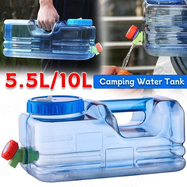 APWIKOGER Tragbarer Wassereimer mit Wasserhahn für Picknick und Outdoor, Reinwassertank in 5l, 7l oder 10l - Bild 1