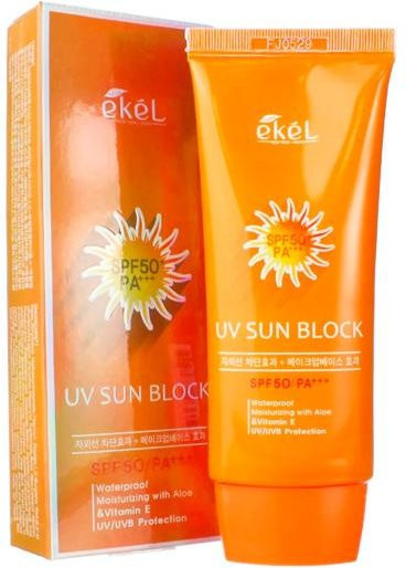 Ekel UV-Sonnenschutzcreme Gesicht, 70 ml, Aloe Vera, Unisex - Bild 1