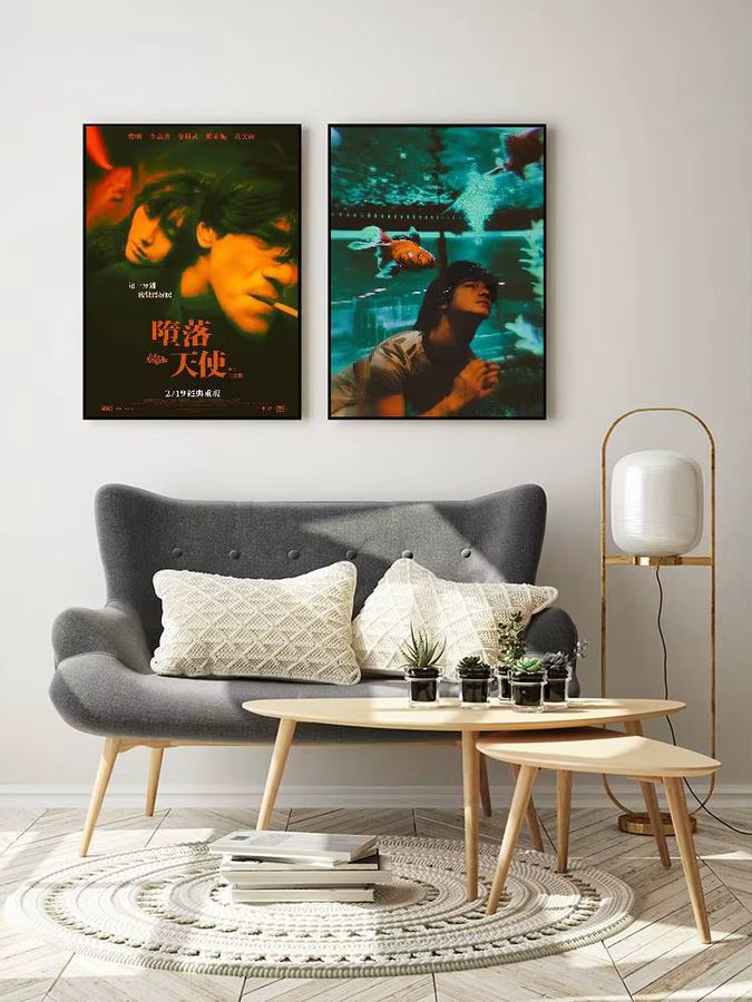 Wasserfester selbstklebender Leinwand-Papieraufkleber Fallen Angels 1995 Wong Kar Wai Filmplakat Kunstdekor - Bild 7