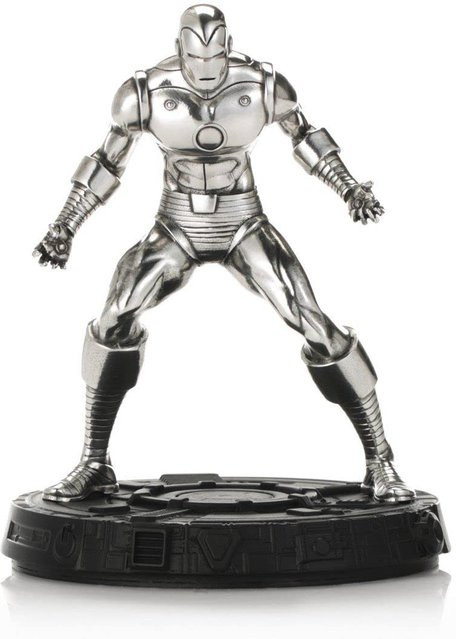 Royal Selangor Marvel Iron Man Figur in Silber aus Zinn im Retro-Design - Bild 1