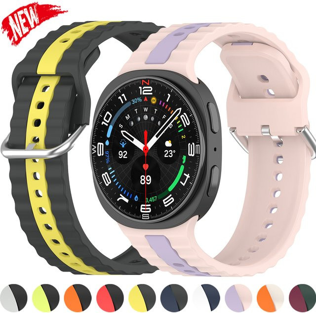 CAOWTAN Uhrenarmband Silikon, Samsung Galaxy Watch 8, Unisex - Bild 1