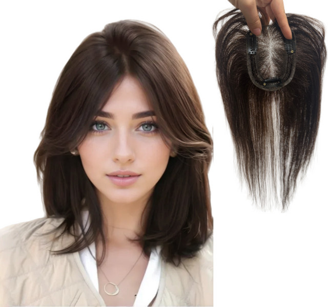 Anemone Echthaar-Toupet mit Pony, Clip-On, Damen - Bild 1
