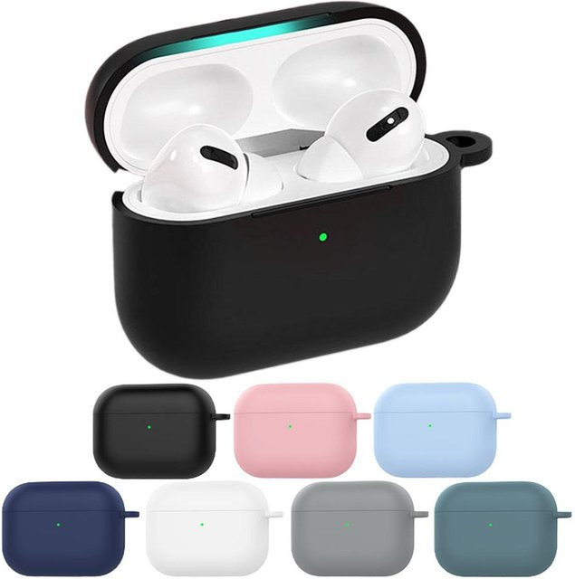Silikonhülle für Apple AirPods Pro 3, rutschfeste und stoßfeste All-in-One-Schutzhülle mit weicher Oberfläche - Bild 1