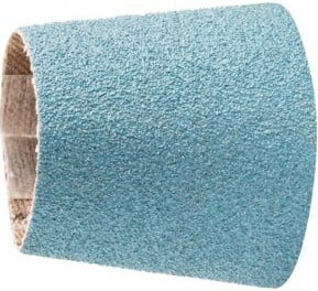 PFERD TOOLS Zirkon Schleifhülse GSB Konisch Ø 22-29 x 30 mm Z120 für hohen Abtrag auf Stahl, Blau - Bild 1