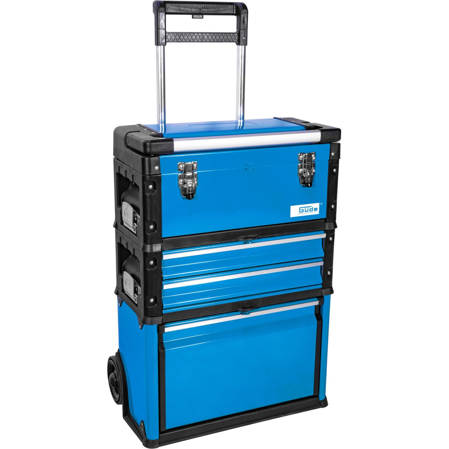 Güde Werkzeugtrolley GWZT 2/1 Blau, abschließbar und rollbar, B/T/H: 72,0 x 32,0 x 3,0 cm - Bild 2