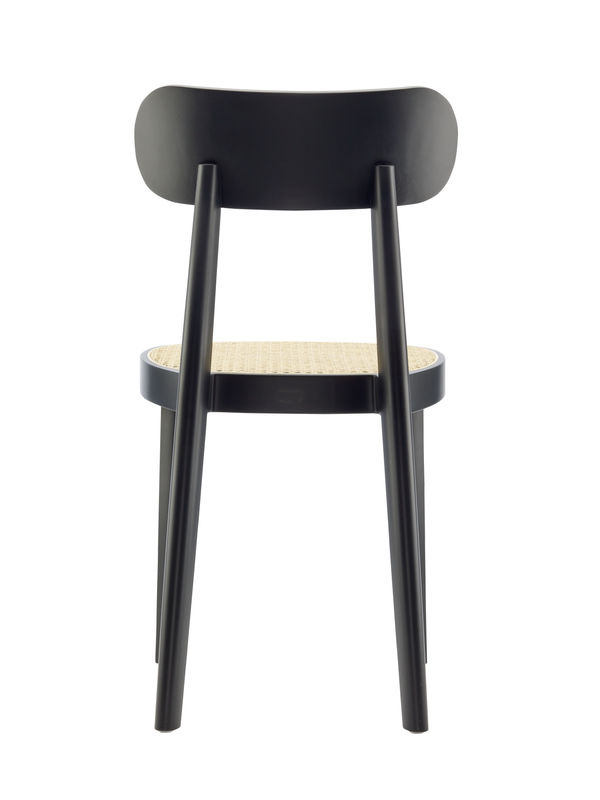 Thonet Stuhl 118 mit Rohrgeflecht in Schwarz - Bild 3
