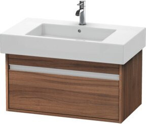 Duravit Waschtischunterschrank Ketho in Nussbaum Natur, wandhängend, B: 80 cm, T: 45,5 cm, H: 41 cm - Bild 1