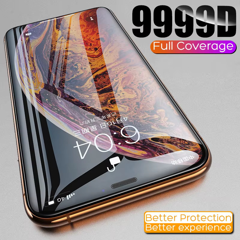 3er-Pack Displayschutzfolie aus gehärtetem Glas für Apple iPhone 15 Pro Max 14 Plus 13 12 11 X XR XS SE, transparent - Bild 4