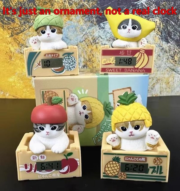 Mofusand Hai Katze Frucht und Biene Serie, Blind Box, Mini Actionfigur, ab 14 Jahren - Bild 1