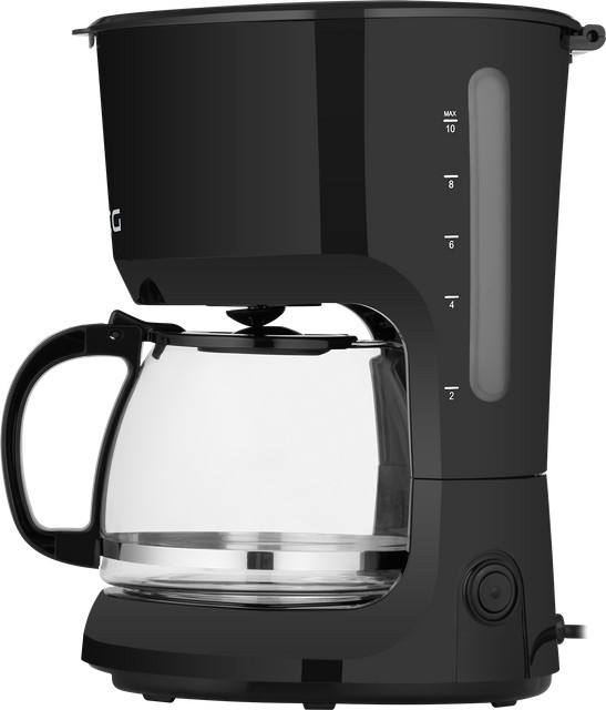 Kuechenprofi Filterkaffeemaschine KP 2116 EASY in Schwarz mit Glaskanne und Warmhaltefunktion - Bild 1