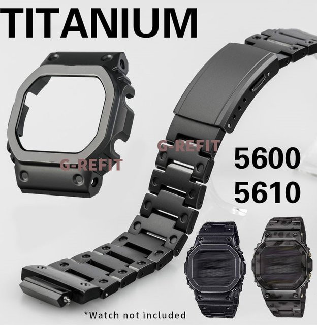 G-Refit Uhrenarmband-Set Titan, Schwarz, Unisex - Bild 1
