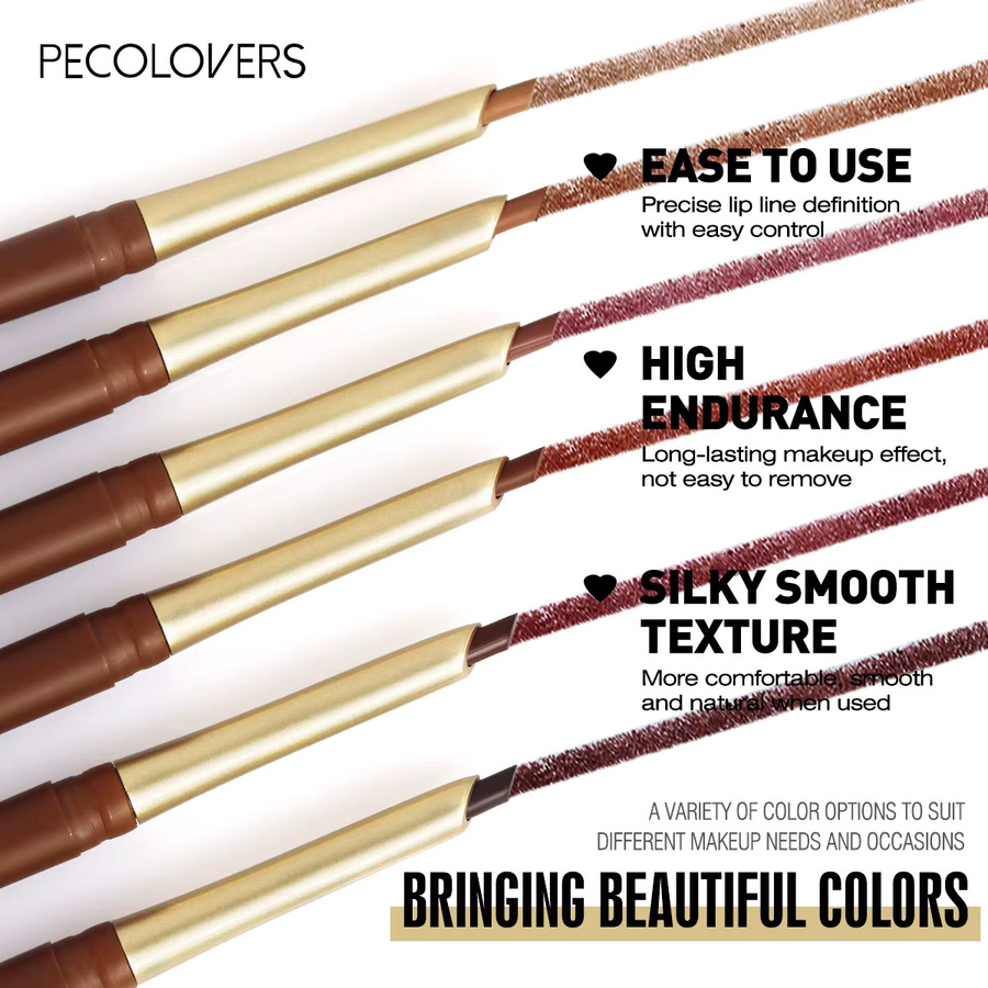 PECOLOVERS Lipliner, Matt, nackter brauner, 6 Farben - Bild 4