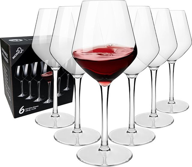 MICHLEY Weinglas-Set aus unzerbrechlichem Tritan-Kunststoff, transparent, 443,6 ml - Bild 1