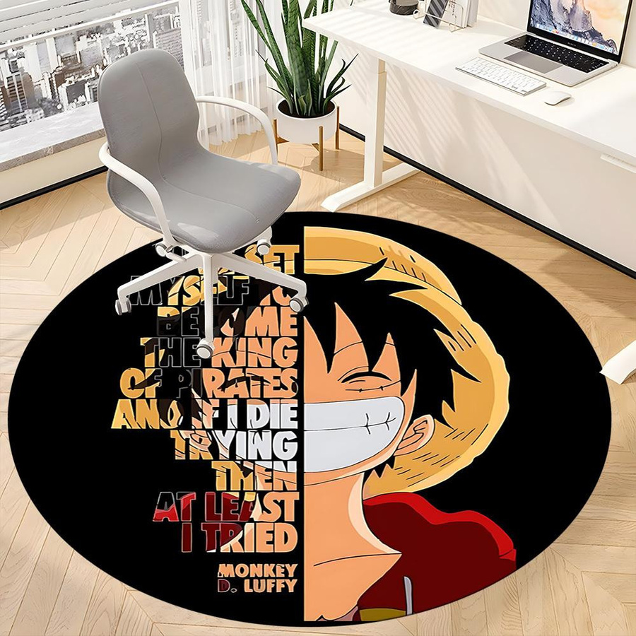 Runder Teppich One Piece von Yi Xin One, Mehrfarbig, Durchmesser: 80 cm - Bild 2