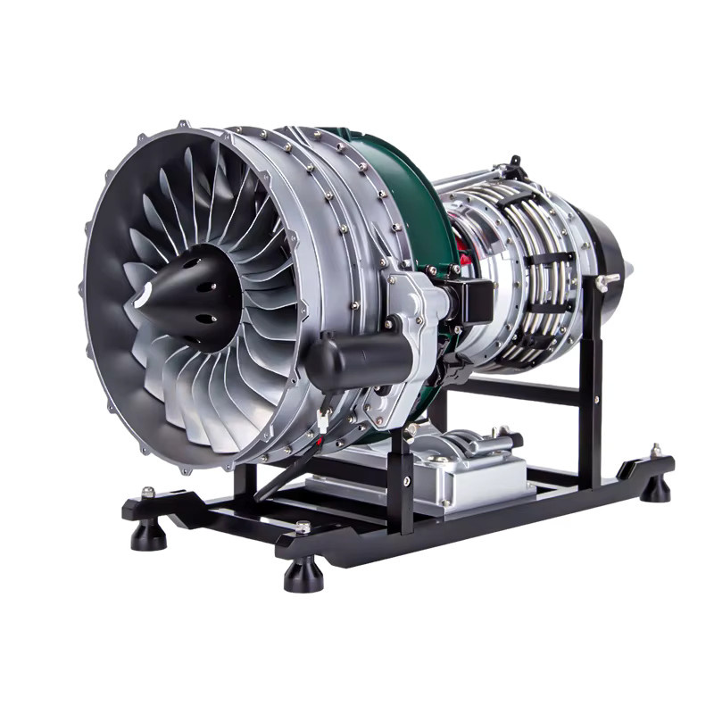 Goni Luftfahrt Turbofan Motor DIY Kit, Metall Jet Motor Modell, Doppelwelle - Bild 2