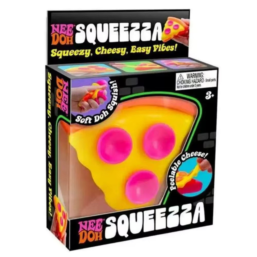 Schylling Needoh Pizza Fidget Cube, weicher Gummi, multicolor - Bild 3
