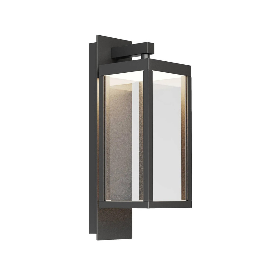 Lucande LED Wandleuchte Ferdinand Außenlaterne aus Aluminium und Glas in Schwarz, Grau oder Transparent, IP54 spritzwassergeschützt, modern - Bild 2