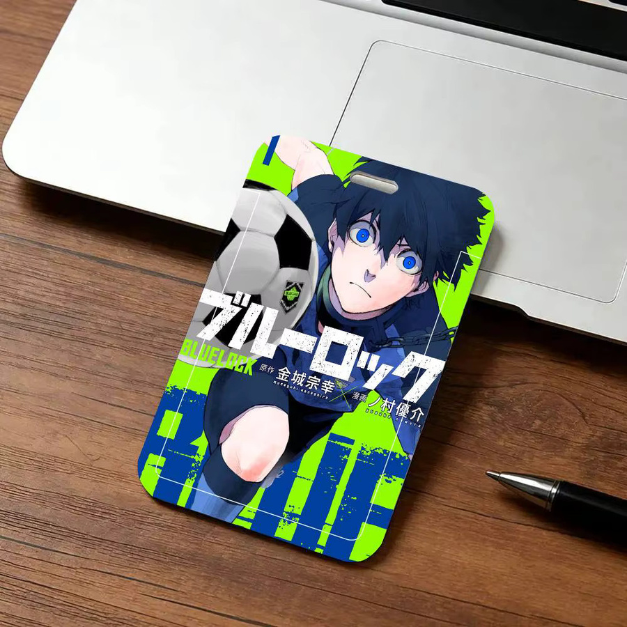 Anime Blue Lock Isagi Yoichi Schlüsselband-Kartenhalter, Unisex - Bild 4