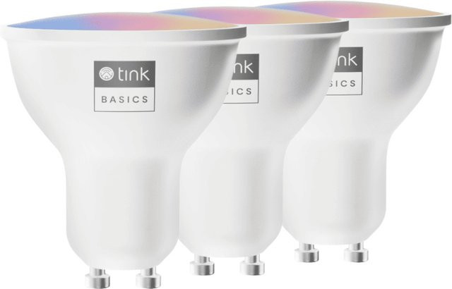 tink Basics Matter GU10 Leuchtmittel 3er-Set dimmbar in Weiß und Multicolour - Bild 1