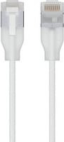 Ubiquiti UniFi Etherlighting Cat.6a Premium-Patchkabel Ethernet/LAN in Weiß, Länge: 0,3 m - Bild 1