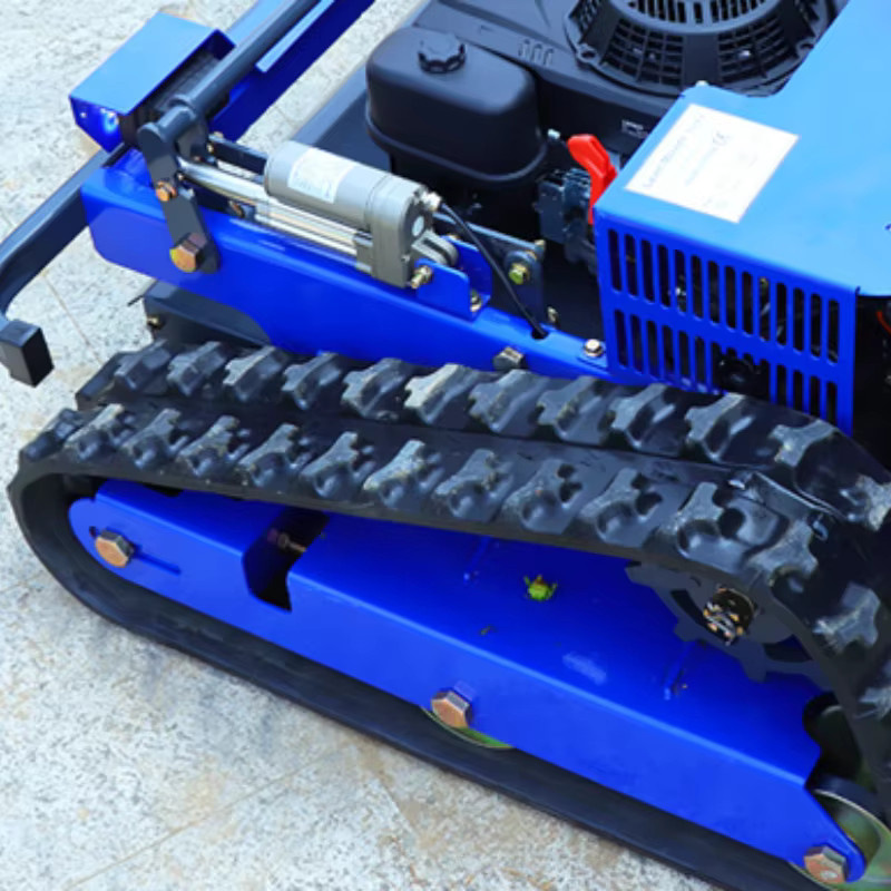 TONGZHONG DIY-Raupenmäher AWY-550 ferngesteuert in Blau für alle Geländearten - Bild 4