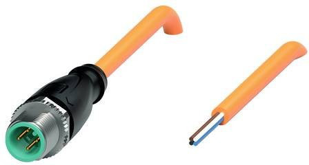 Pepperl+Fuchs 240771-100011 Sensor-Aktor-Steckverbinder konfektioniert, Farbe: orange, 4-polig, Länge: 5 m - Bild 1