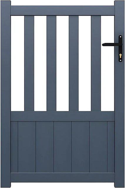 Vente-unique Eingangstor Tarnos II Aluminium Anthrazitgrau Breite: 99,25 cm - Bild 1