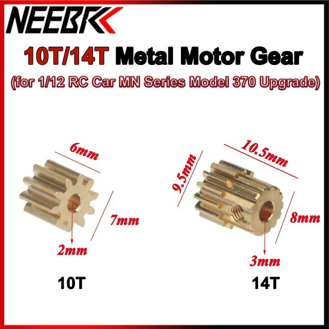 NeebRC Metall Kupfer Motor Ritzel, Zubehör - Bild 1