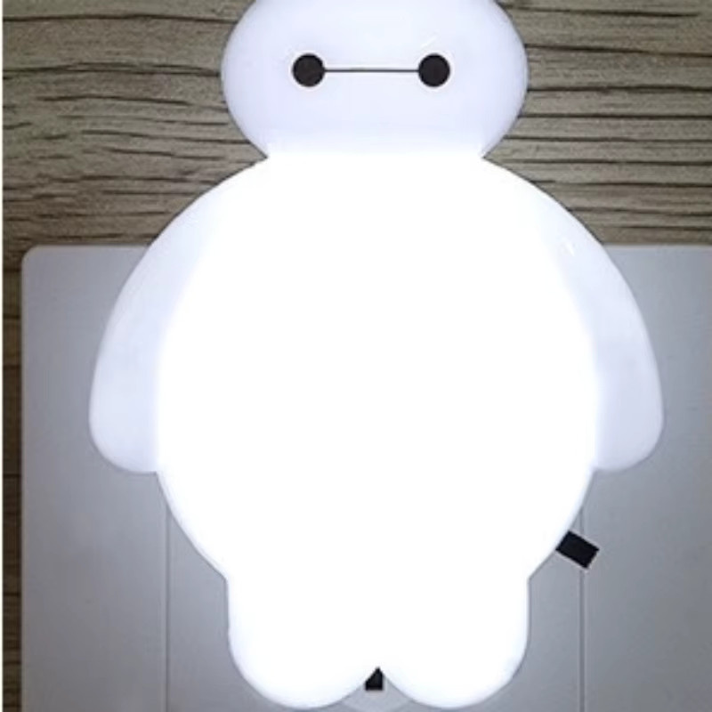 Lyfs LED-Nachtlicht als Wandlampe in Weiß mit Knopfschalter - Bild 1