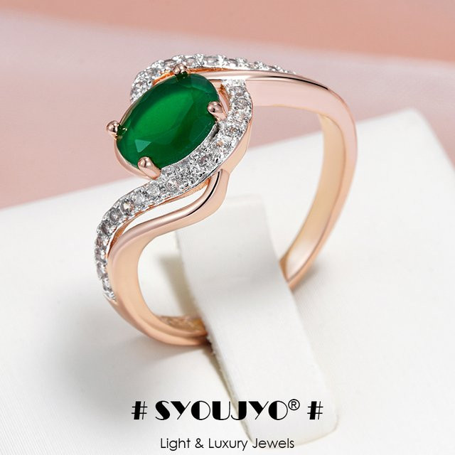 SYOUJYO Ring, 585 Gold, Roségold, Zirkonia, Damen, Vintage - Bild 1