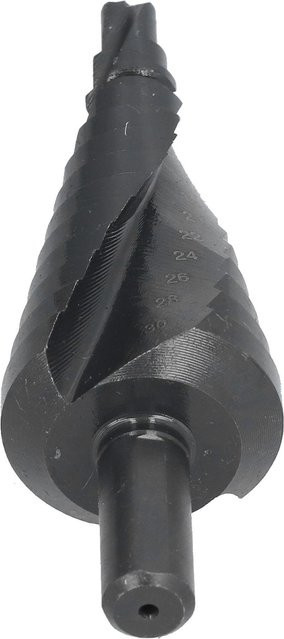 TOMTOP JMS Stufenbohrer aus Schnellarbeitsstahl in Schwarz für Eisen und Holz, 6-30 mm - Bild 1