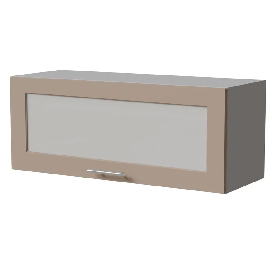 Feldmann-Wohnen Klapphängeschrank Brerra W4BS/90 WKF in Graubeige Matt, B/T/H: 90 x 32,5 x 36 cm - Bild 2