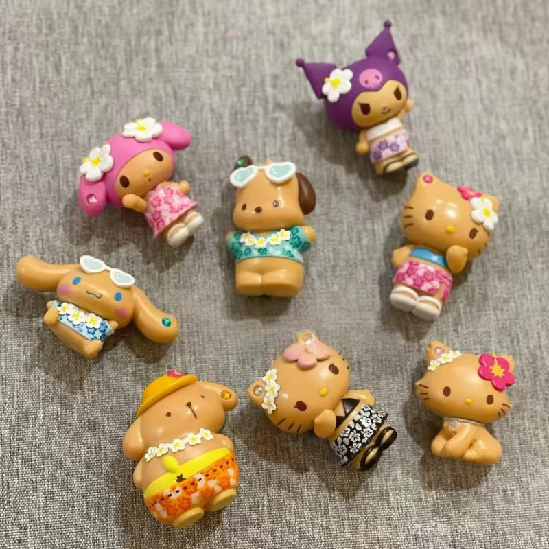 Sanrio Kt Cat Black Leather Series Blind Box, Desktop-Ornament, Schwarz, Bunt / Mehrfarbig - Bild 1