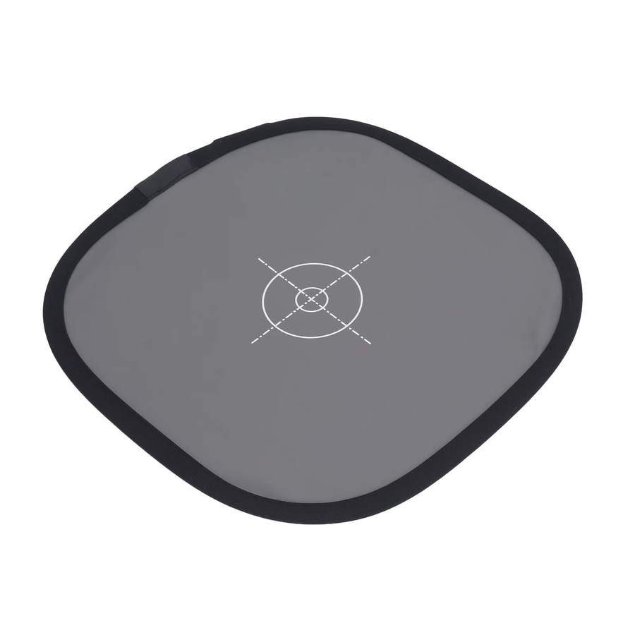 Doppelseitige Grau-Weiß-Balance-Referenzkarte für die Kamera-Fokussierung, Grau-Weiß, B/B/H: 30 x 30 cm - Bild 2