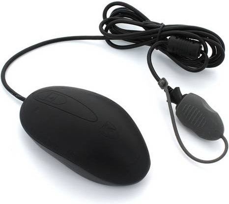 Seal Shield Scroll Wheel Mouse SSM3 Schwarz USB-A - Bild 1