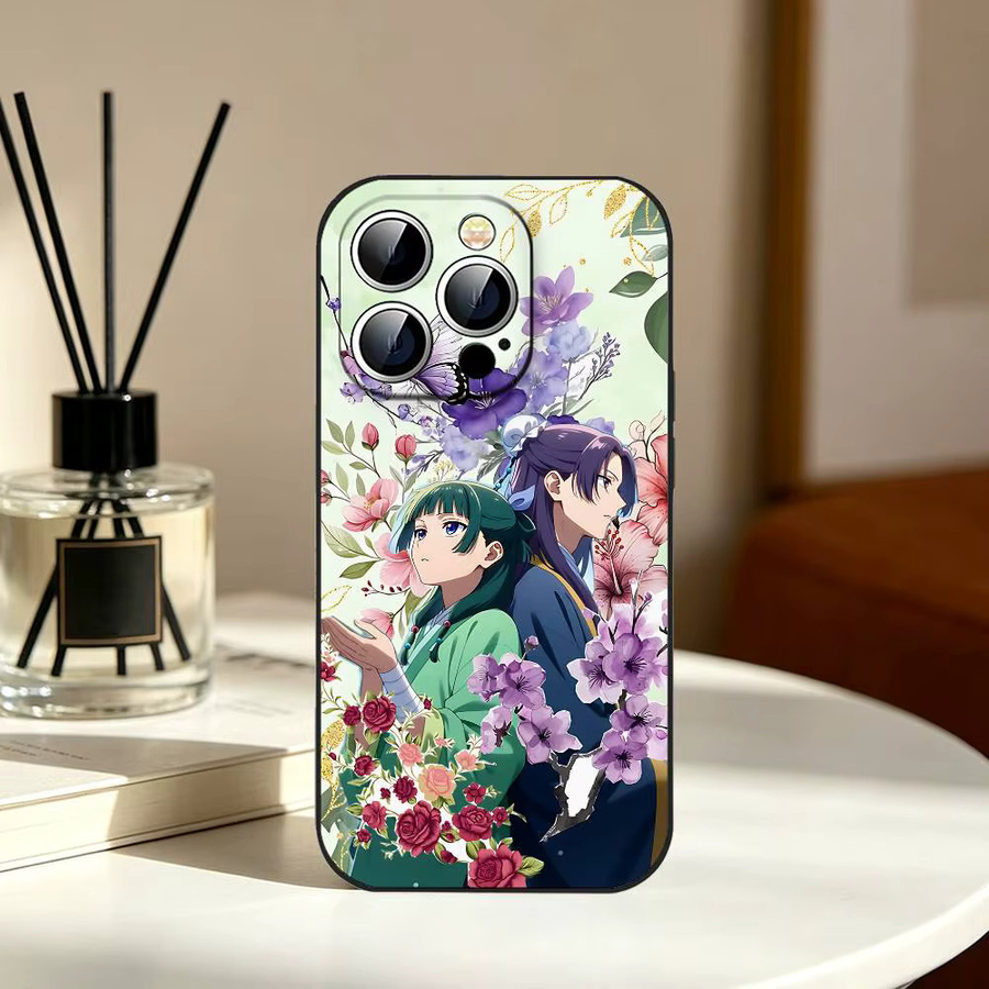 Schwarze Stoßfeste Handyhülle im Anime The Apothecary Diaries Design für iPhone Modelle - Bild 6