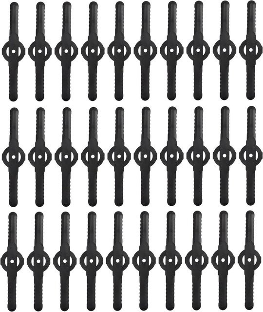 30er Set Kkmoon Trimmerkopfklingen aus Kunststoff als Ersatz für elektrische Unkrauttrimmer und Mähzubehör für deinen Garten - Bild 1