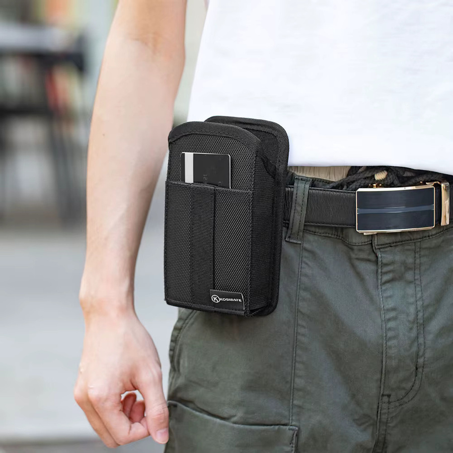 Kosibate Scanner Holster Tragetasche in Schwarz für Zebra TC77 TC70 TC75x TC75 TC7Ox TC72 M60 MC67 - Bild 2